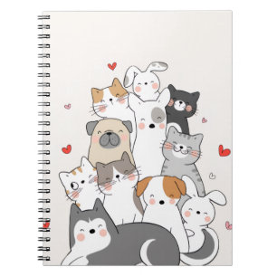 Cute animals notebook