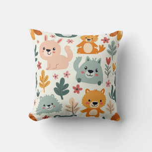 cute animals pillow cushion