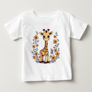  Cute animals playing music Baby T-Shirt