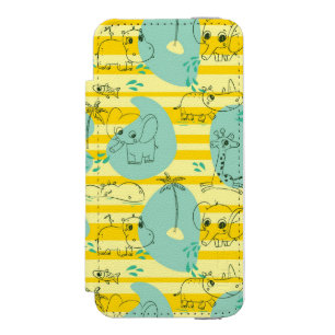 Cute animals playing with water 2 incipio watson™ iPhone 5 wallet case