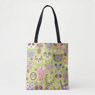 Cute Animals Tote Bag