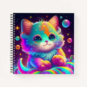 Cute Animated Cat Sketchbook Notebook