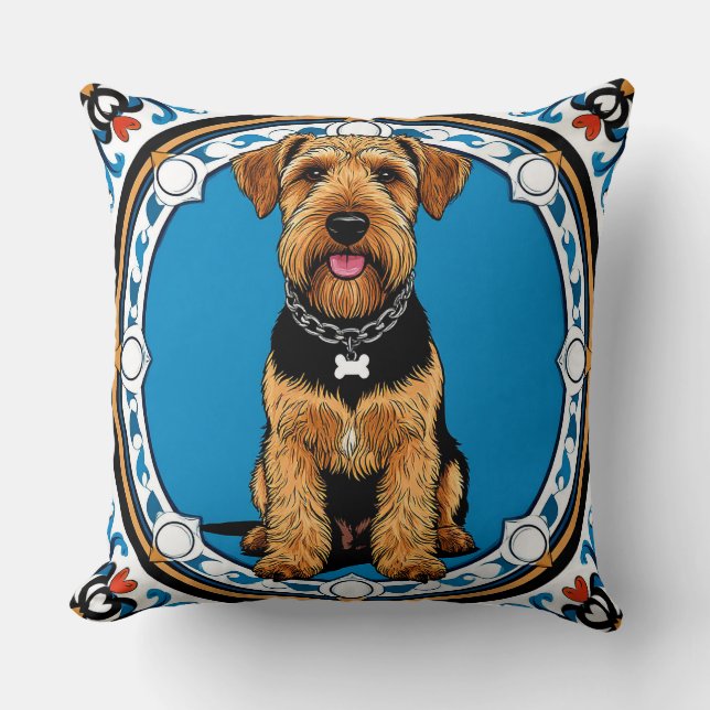 Cute Animated Dog Cushion (Front)