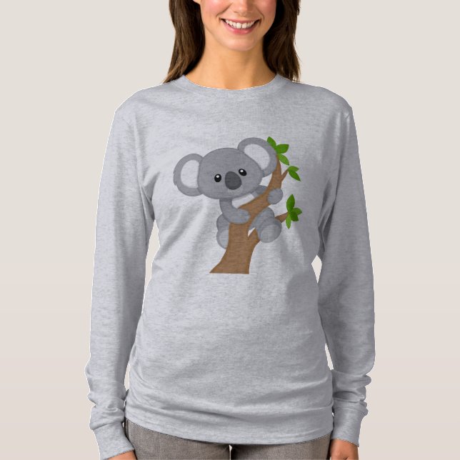 Cute animated Koala Bear T-Shirt (Front)