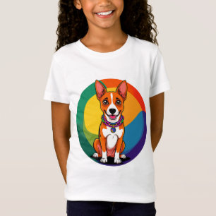 Cute Animated Puppy with Collar T-Shirt