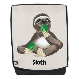 Cute animated Sloth Backpack