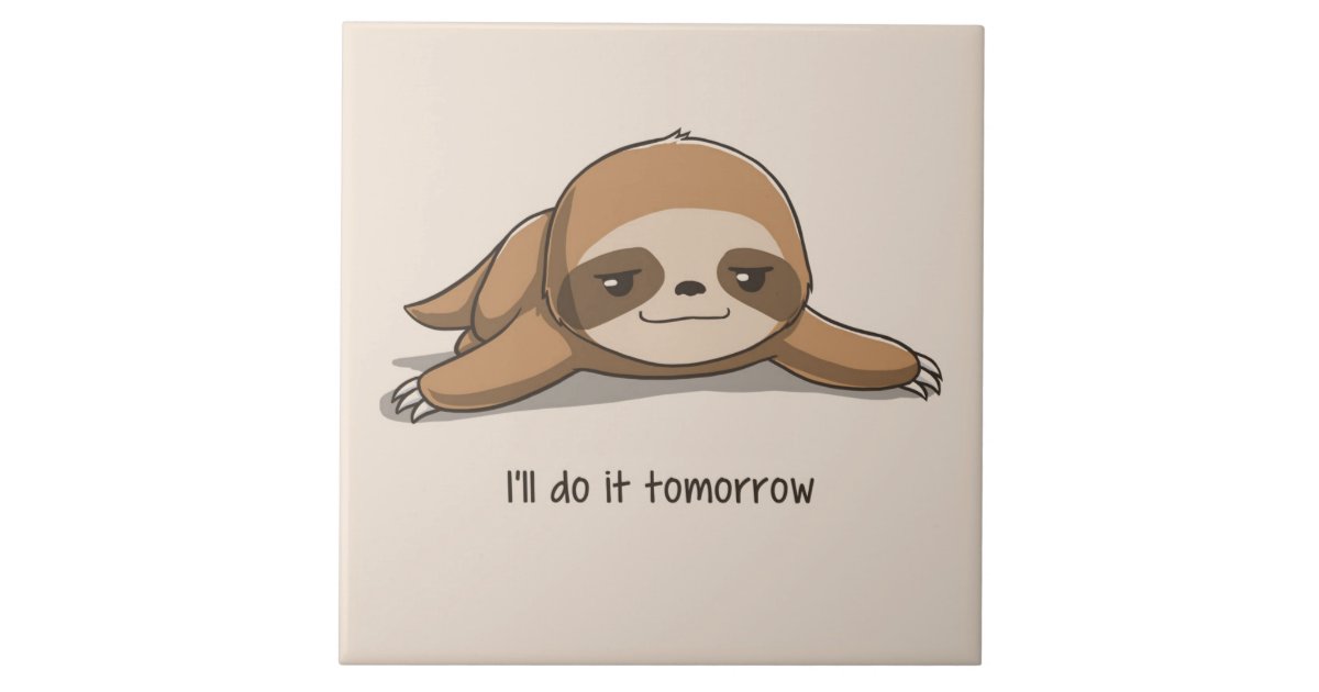Cute animated Sloth Tile Cute animated Sloth Tile