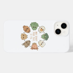 cute animated veggies Case-Mate iPhone 14 case