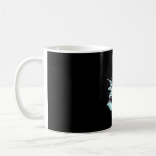 Cute Anime Axolotl Holding Pumpkin For Kawaii Coffee Mug