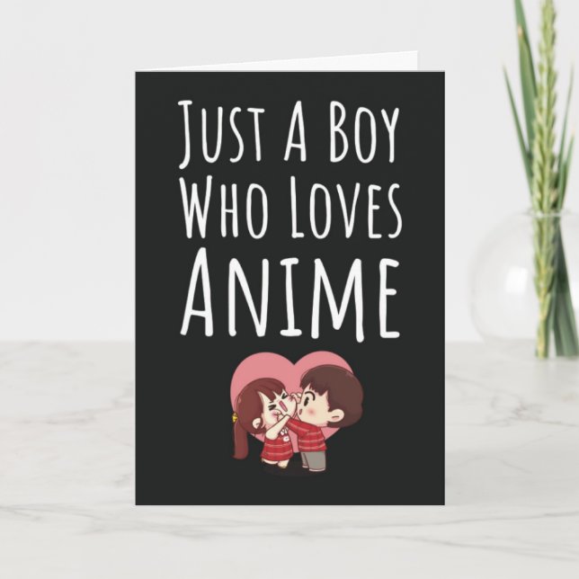 Cute Anime Cards For Baby Boys Kids Otaku Kaiwaii (Front)