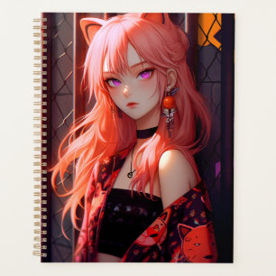 Cute Anime Catgirl Planner