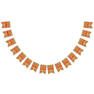 Cute Anime Crescent Ramadan Bunting Banner