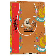 Cute Anime Crescent Ramadan Gift Bag