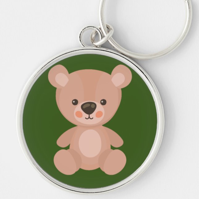 Cute Anime Doll - Adorable Character Design Key Ring (Front)