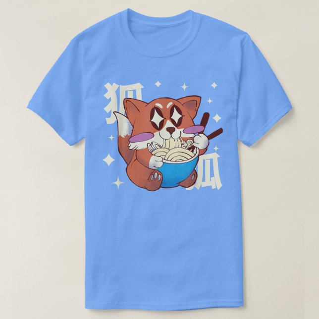 Cute Anime Foeating Ramen, For Women And Men 545  T-Shirt (Design Front)