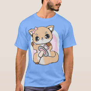 Cute Anime Fox With Soother And Kawaii For Otaku P T-Shirt