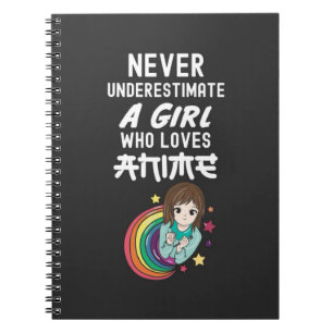 Cute Anime Gifts For Baby Girls For Kids Kawaii Notebook