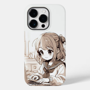 Cute Anime Girl iPhone / iPad case