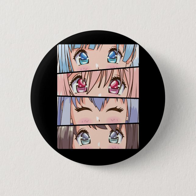 Cute Anime Girl Japan Comic Manga Anime 6 Cm Round Badge (Front)