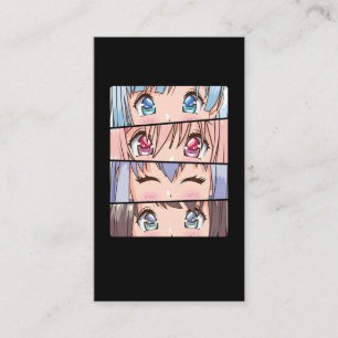 Cute Anime Girl Japan Comic Manga Anime Business Card