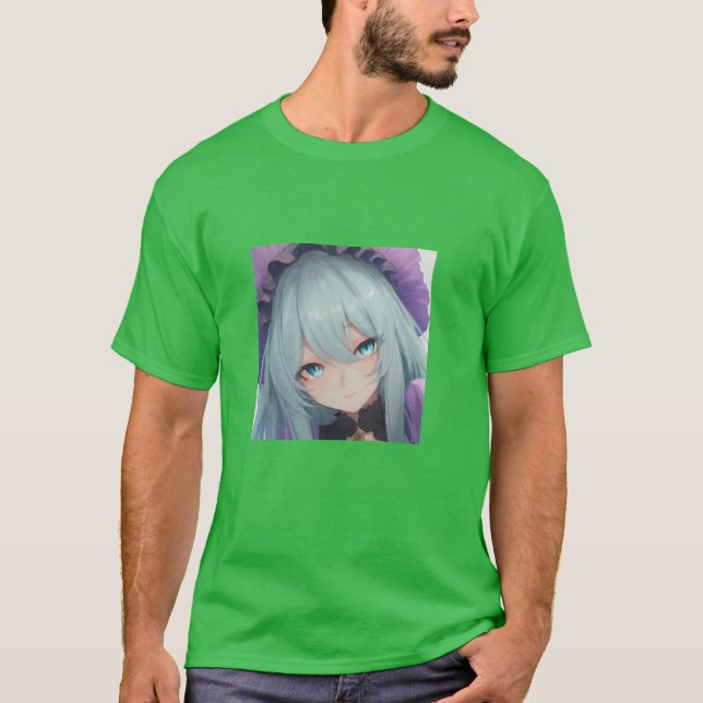 Cute Anime girl T-Shirt (Front)