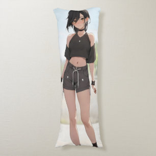 Cute Anime Girl Urban Style Body Cushion