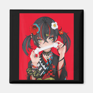 Cute Anime Girls Japanese Aesthetic Costume Gift A Magnet