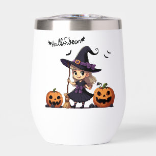 Cute, anime Halloween witch