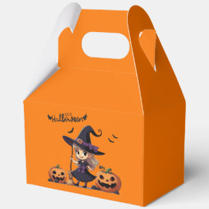 Cute, anime Halloween witch Favour Box