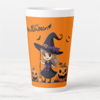Cute, anime Halloween witch