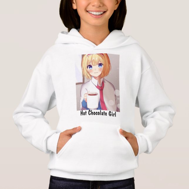 cute anime hoodie for girls (Front)