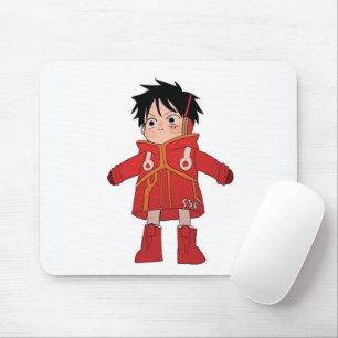 Cute Anime Luffy Character Gaming Mouse Pad