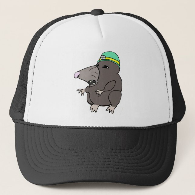 Cute Anime Mole Trucker Hat (Front)