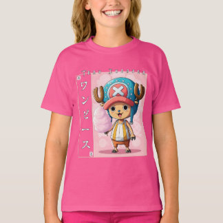 Cute Anime Reindeer Character with Red Medicine To T-Shirt