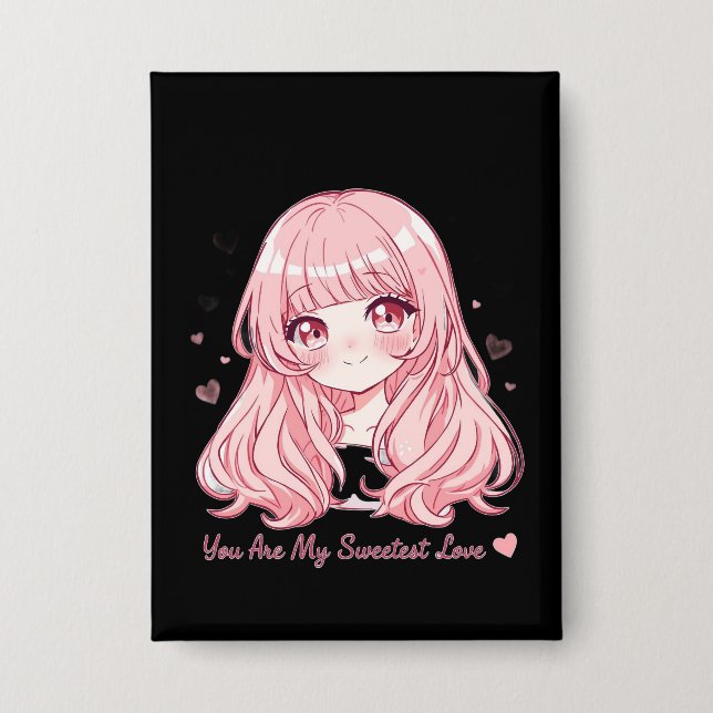 Cute Anime Valentine Sweatshirt (Front)
