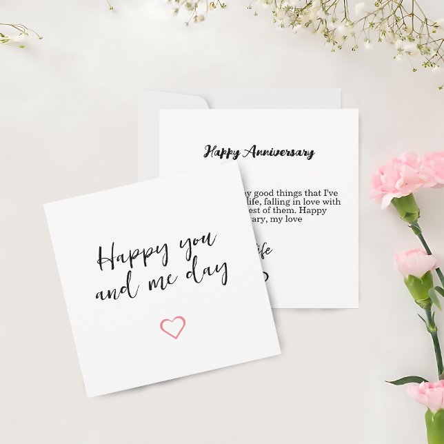 Cute Anniversary Card | For Partner, Husband, Wife (Cute Anniversary Card  For Partner, Husband, Wife)