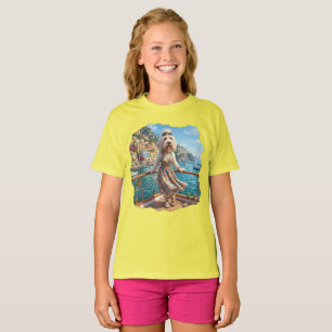 Cute Anthropomorphic 3d Italian Spinone Dog T-Shirt