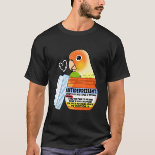 Cute Antidepressant Parrot I Green Cheek Pineapple T-Shirt