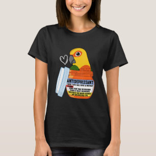 Cute Antidepressant Parrot I Jenday Conure T-Shirt