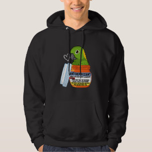 Cute Antidepressant Parrot I Yellow naped Amazon Hoodie