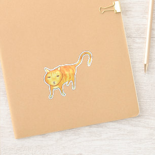 Cute Apathetic Orange Cat