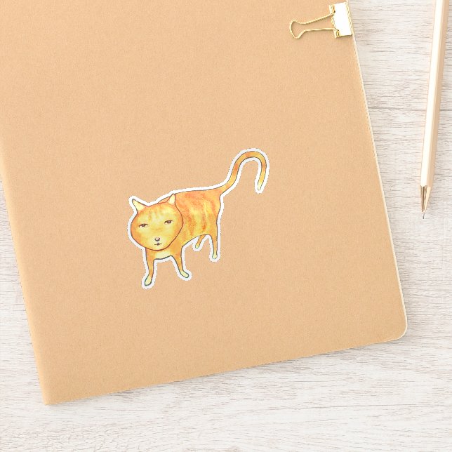 Cute Apathetic Orange Cat (Notebook)