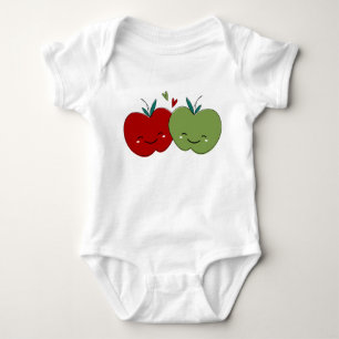Cute Apple Baby Bodysuit