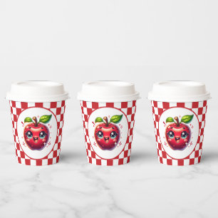 Cute apple festival party paper cups