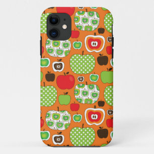Cute apple illustration pattern Case-Mate iPhone case