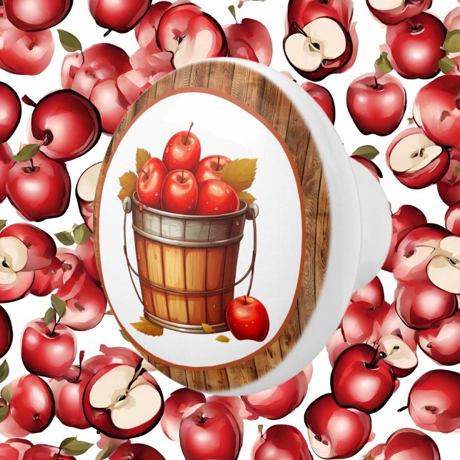 cute apple lovers kitchen  ceramic knob (Creator Uploaded)