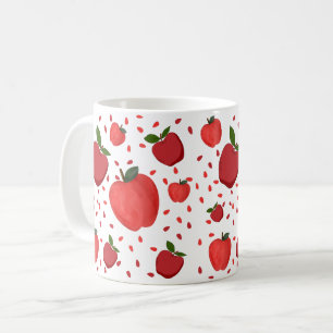 Cute Apple Pattern Coffee Mug