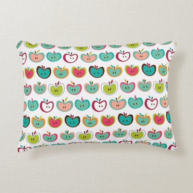 Cute apple pattern decorative cushion (Front)