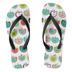 Cute apple pattern jandals