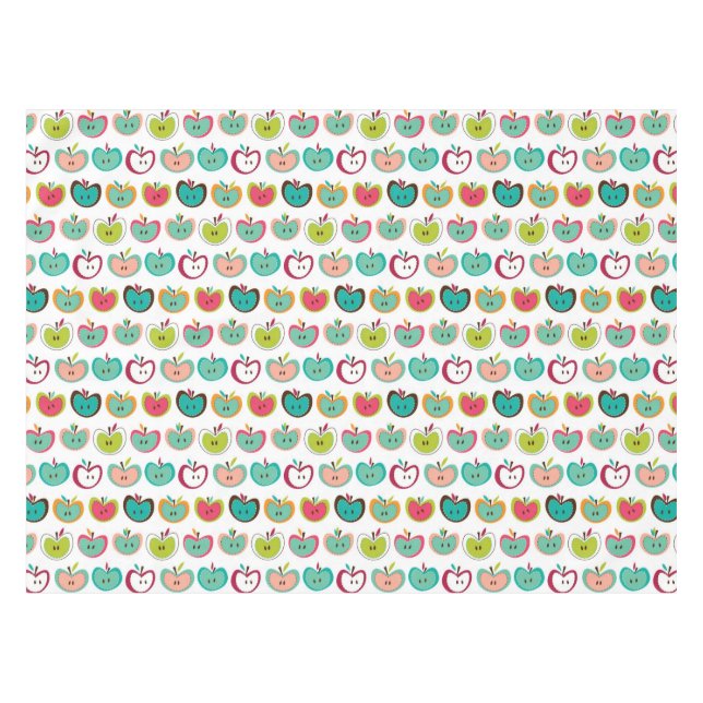 Cute apple pattern tablecloth (Front (Horizontal))